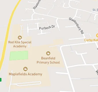 map for Beanfield Primary Schoold