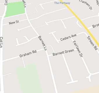 map for Barnett Lane Stores