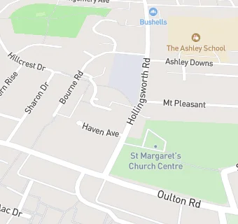 map for St Margarets Church Hall