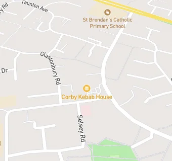 map for Corby Kebab House