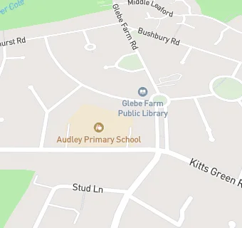 map for Audley Infant School