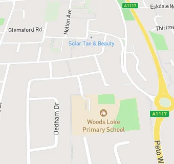 map for Lunchtime Company Ltd At Woods Loke Primary School