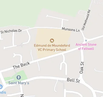 map for Edmund de Moundeford VC Primary School, Feltwell