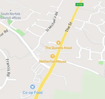 map for The Queens Head