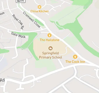 map for Springfield Primary School