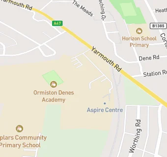 map for Edwards & Blake At Ormiston Denes Academy