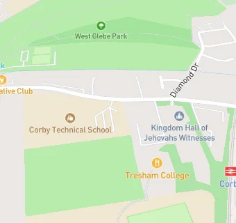 map for Tresham College (Manor House)