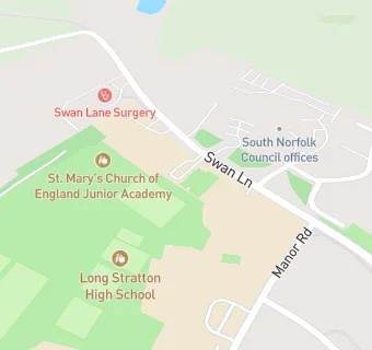 map for St Mary's Church of England Junior School