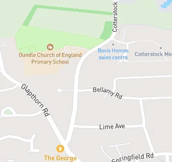 map for Oundle Church of England Primary School