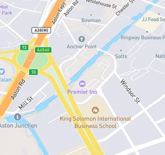 map for Premier Inn