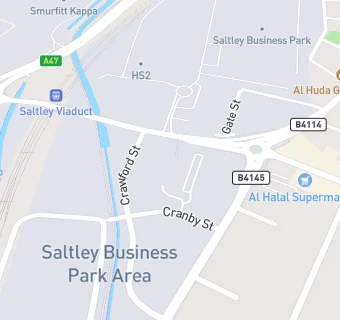 map for Booker Cash & Carry