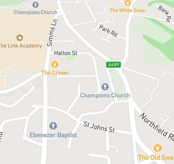 map for Netherton Sports and Social Club