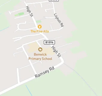 map for Benwick Primary School