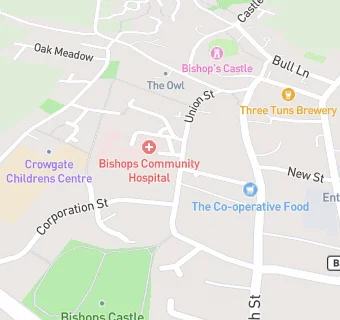 map for Coverage Care Shropshire Limited