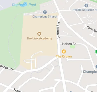 map for Hillcrest School (Link Academy)