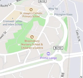 map for Bloomsbury Surgery