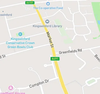 map for Market Street Surgery