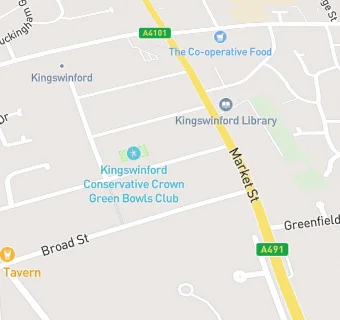 map for Kingswinford Conservative Club