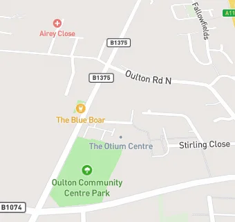 map for The Otium Centre Ltd