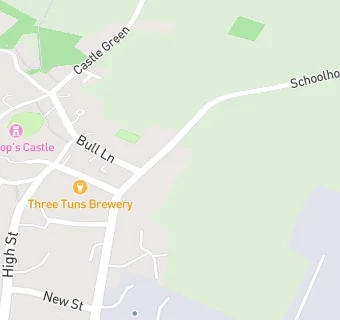 map for Bishops Castle Surgery