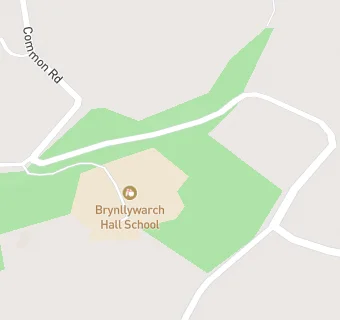 map for Brynllywarch Hall School