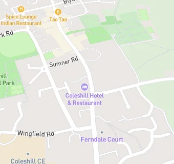 map for The Coleshill Hotel