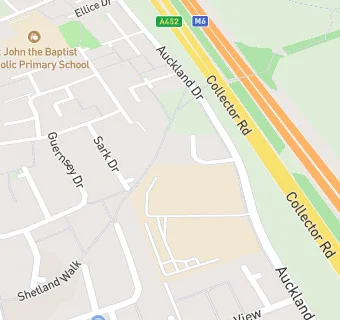 map for Woodlands Junior and Infant School