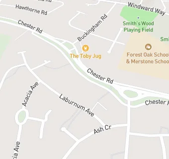 map for Chester Road Surgery