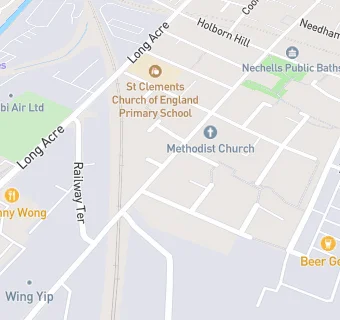 map for St Clements Surgery 