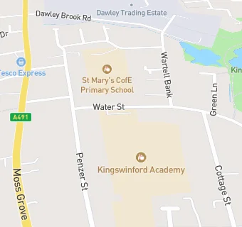 map for Kingswinford Academy