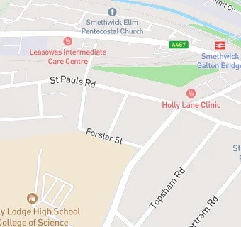 map for Lodge Road Surgery