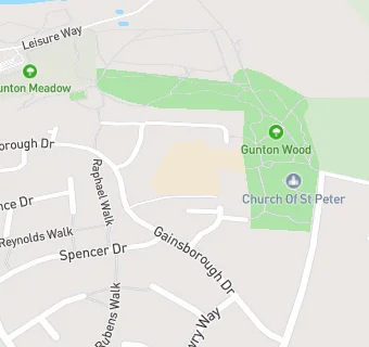 map for Gunton Community Primary School