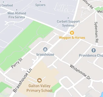 map for Brasshouse Lane Community Centre