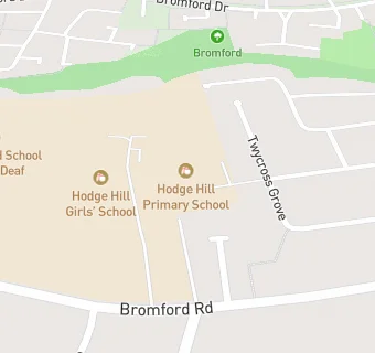 map for Hodge Hill Primary School