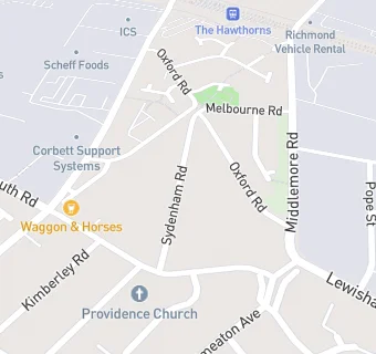 map for B G Newsagents