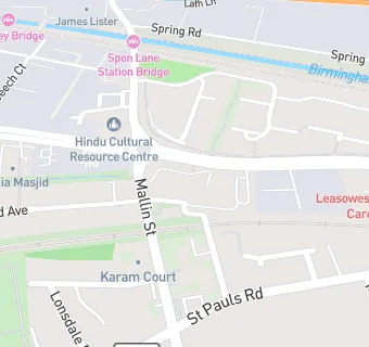 map for Oldbury Road Post Office