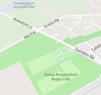 map for Dudley Kingswinford Rugby Football Club