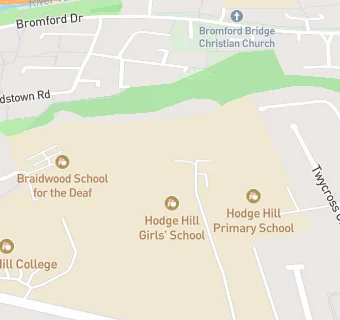 map for Hodge Hill Girls' School