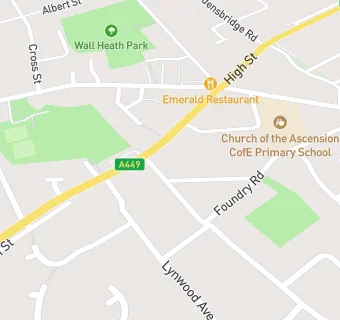 map for Foundry Road Preschool