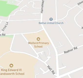 map for Welford Primary School