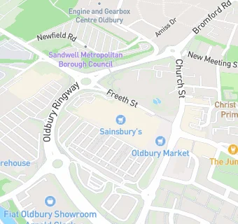 map for Sainsbury's Petrol Station