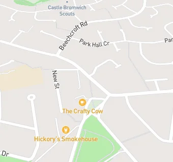 map for Castle Bromwich Mens Club