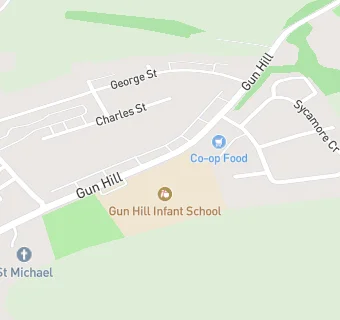 map for Arley Primary School