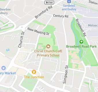 map for Christ Church CofE Primary School