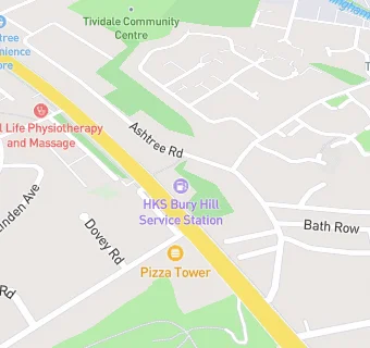 map for Bury Hill Service Station