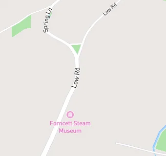 map for Forncett Steam Museum