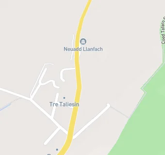 map for Ysgol Llangynfelyn