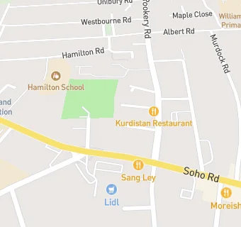 map for Handsworth Medical Practice