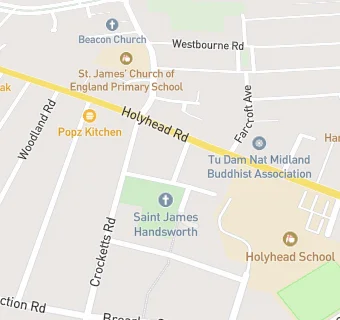 map for Holyhead Primary Healthcare Center