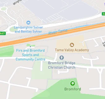 map for Ambridge Community Centre